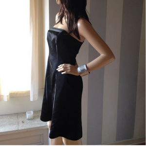 Ann Taylor black magic classy strapless